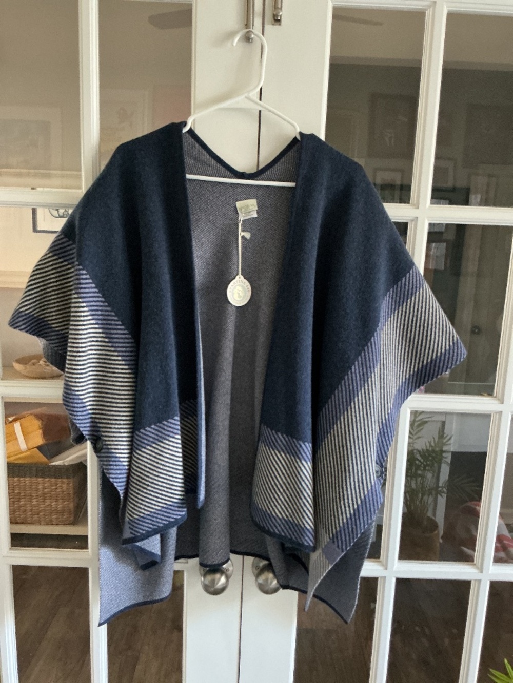 Spartina 449 Reversible Poncho w/ Tags - One Size